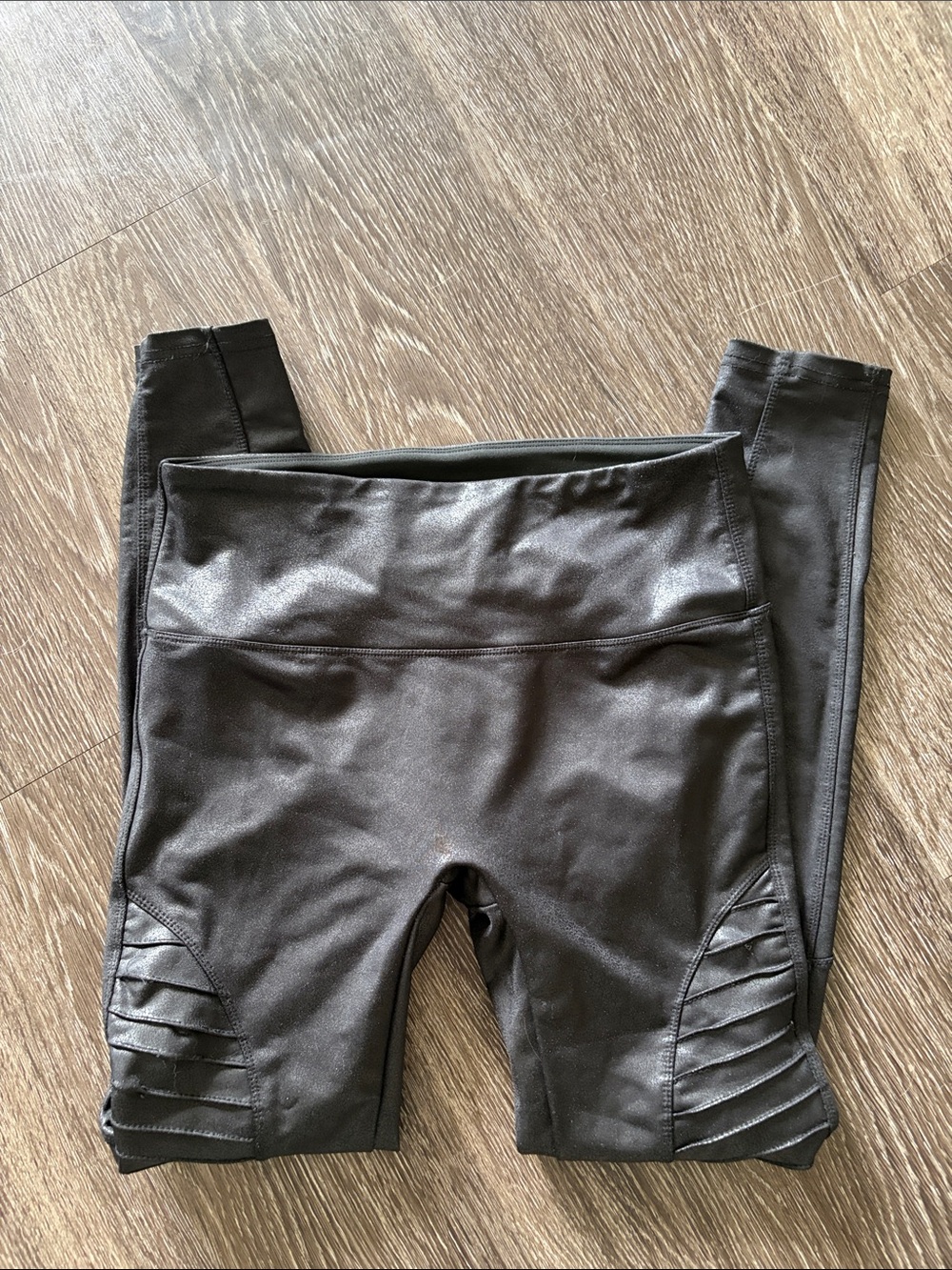Faux Leather Moto Leggings